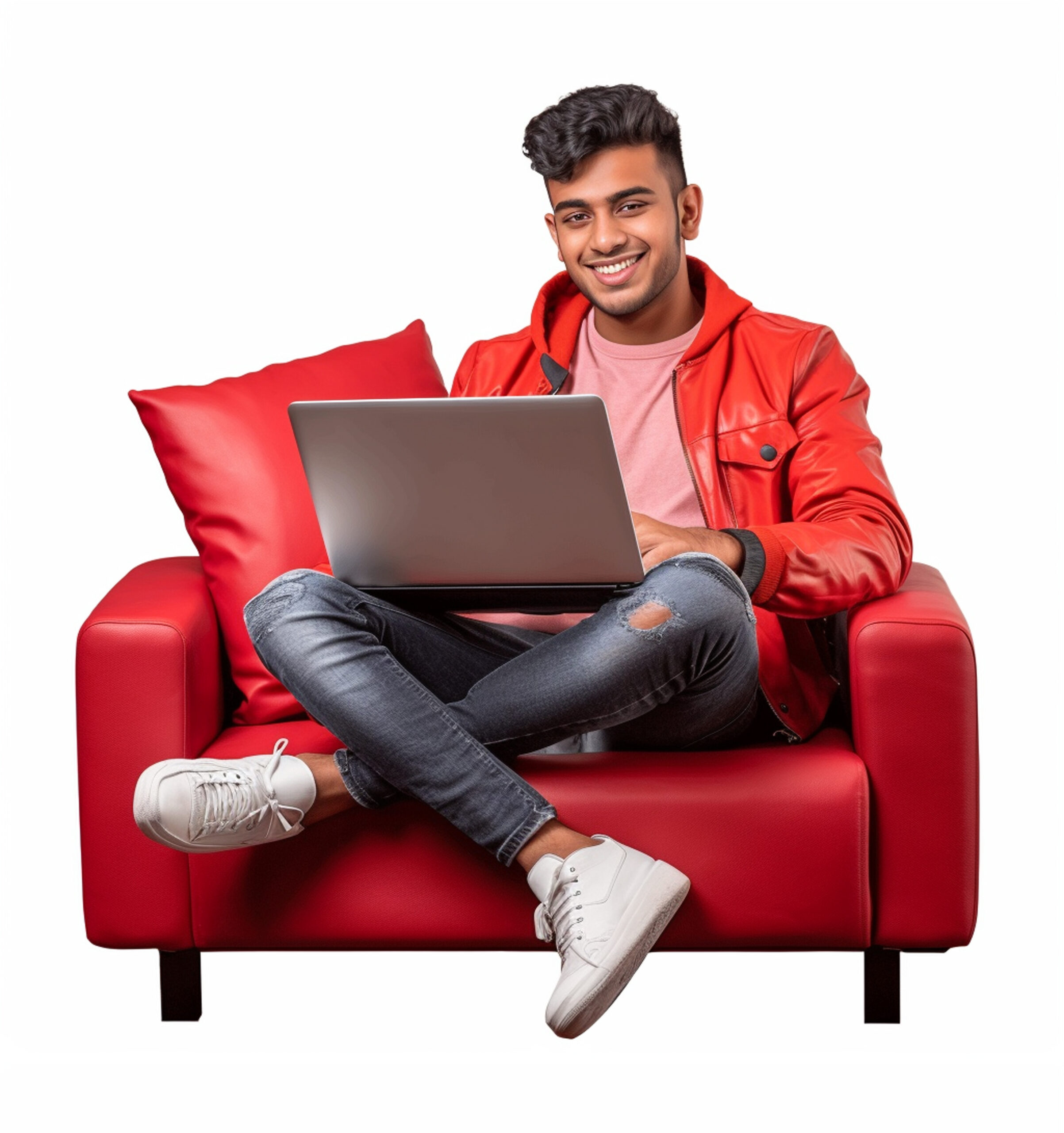 vecteezy_happy young indian male working on a laptop sitting photo ai_24897600 scaled